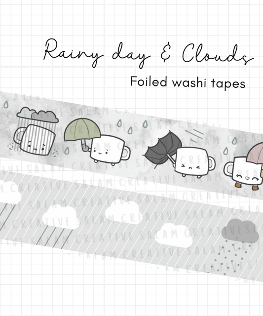 RAINY DAY washi tapes