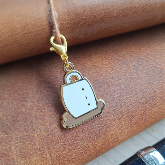 Spilled Mug charm - GOLD