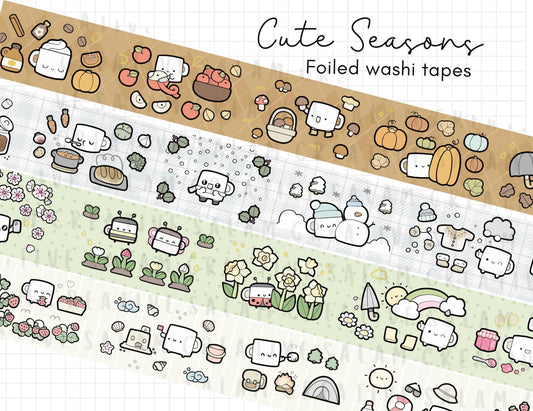 CUTE SEASONS washi tapes