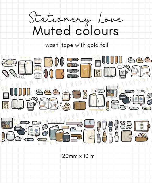 STATIONERY LOVE washi tapes