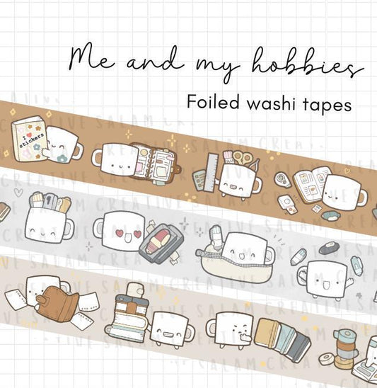 ME & MY HOBBIES washi tapes