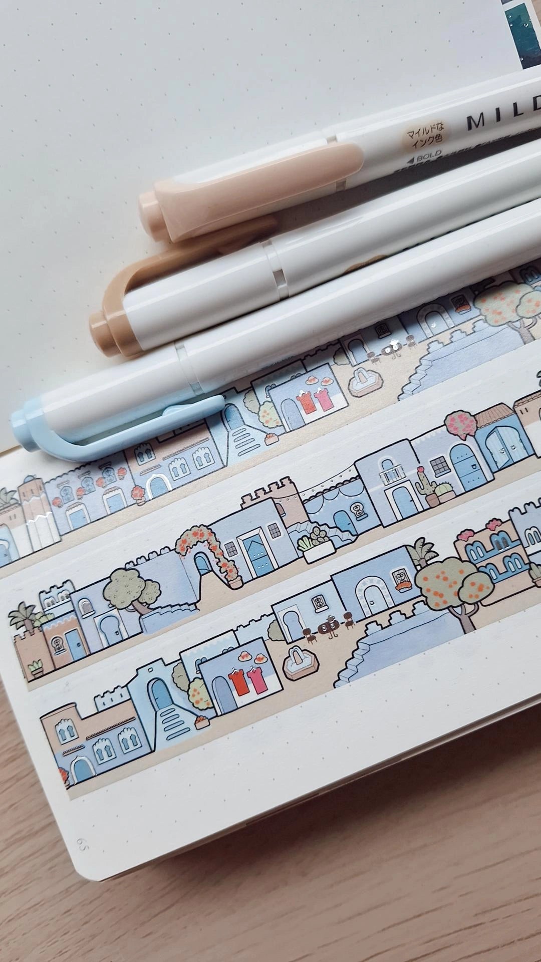 THE BLUE CITY washi tape