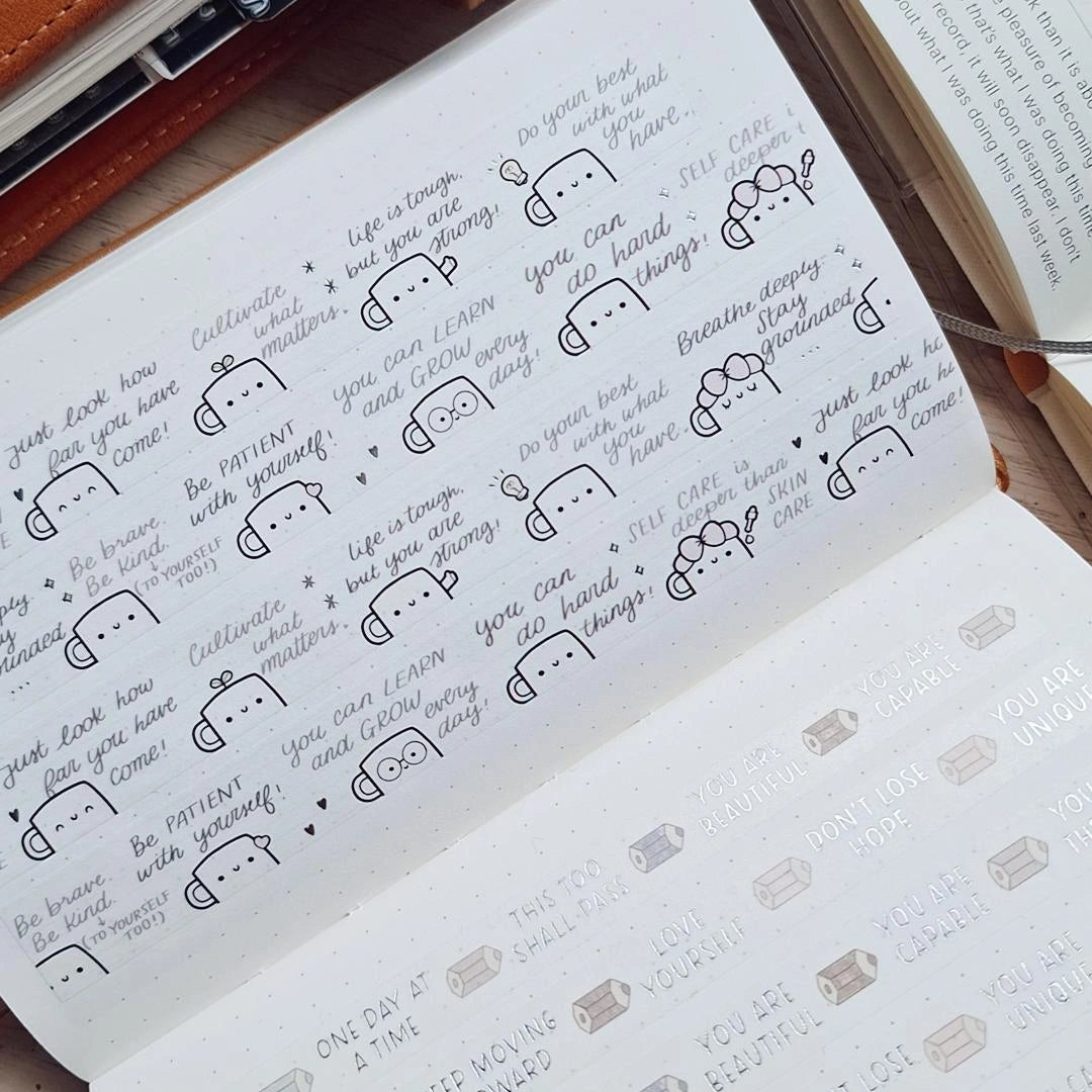 POSITIVE SELF TALK washi tape set